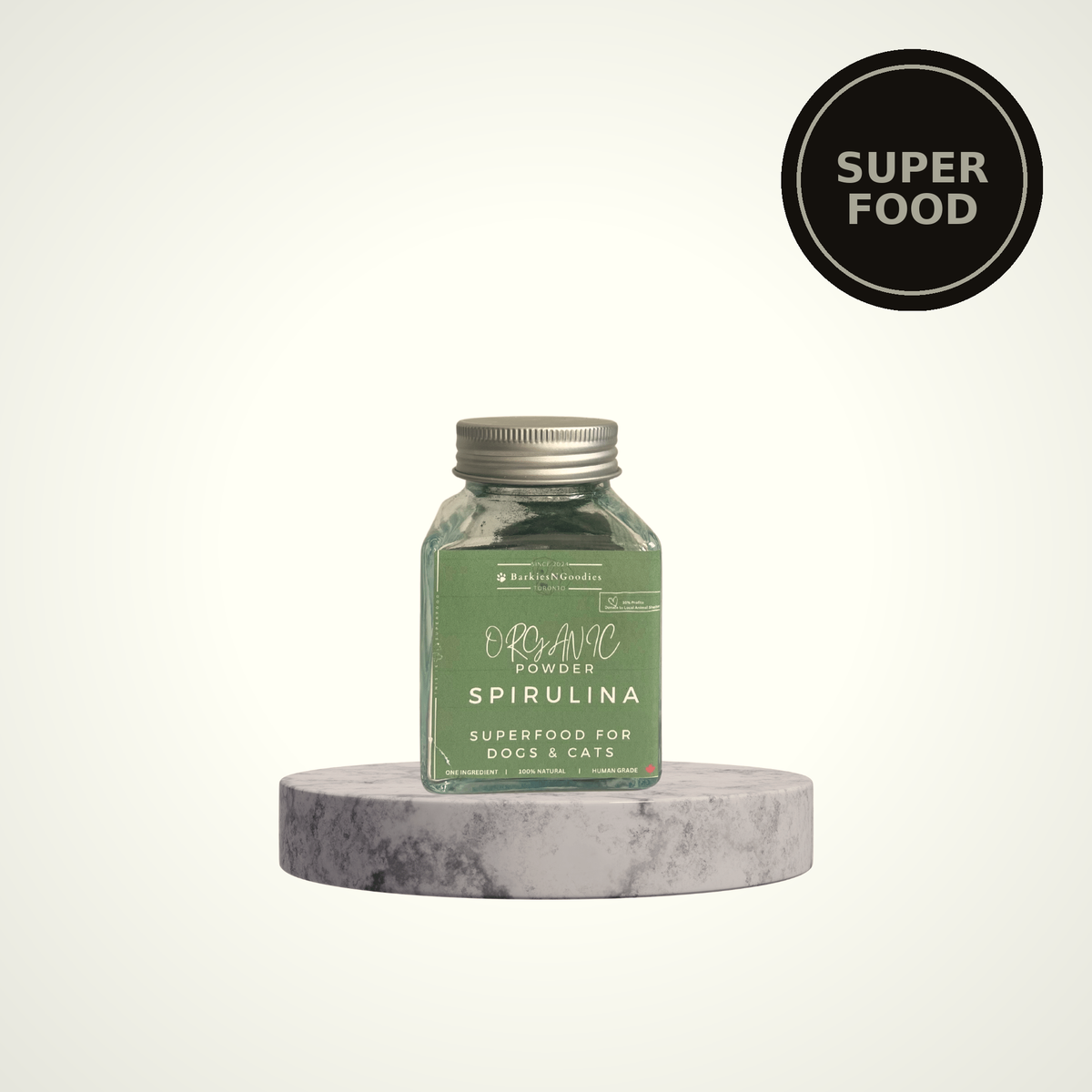 100% Organic Spirulina Powder for Dogs & Cats - Superfood