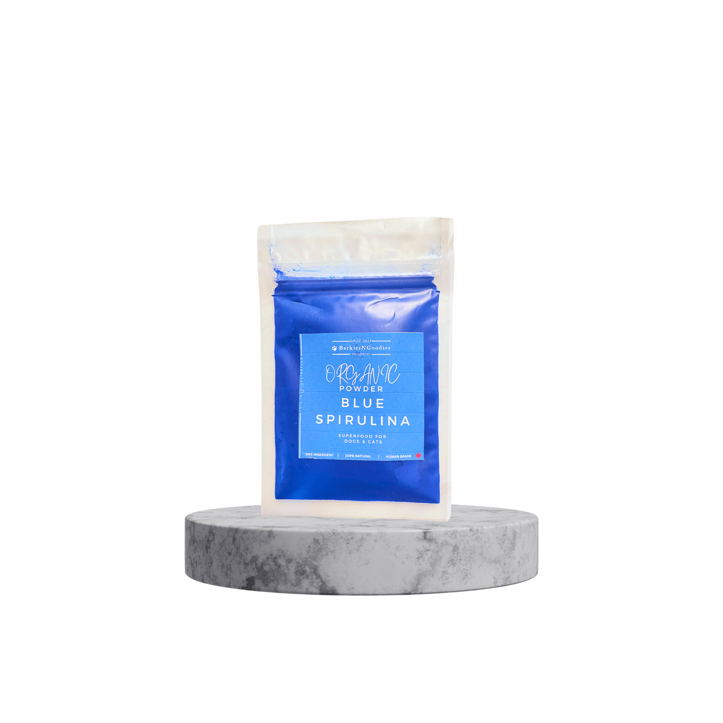 Blue Spirulina Powder - Superfood for Dogs and Cats - BarkiesNGoodies