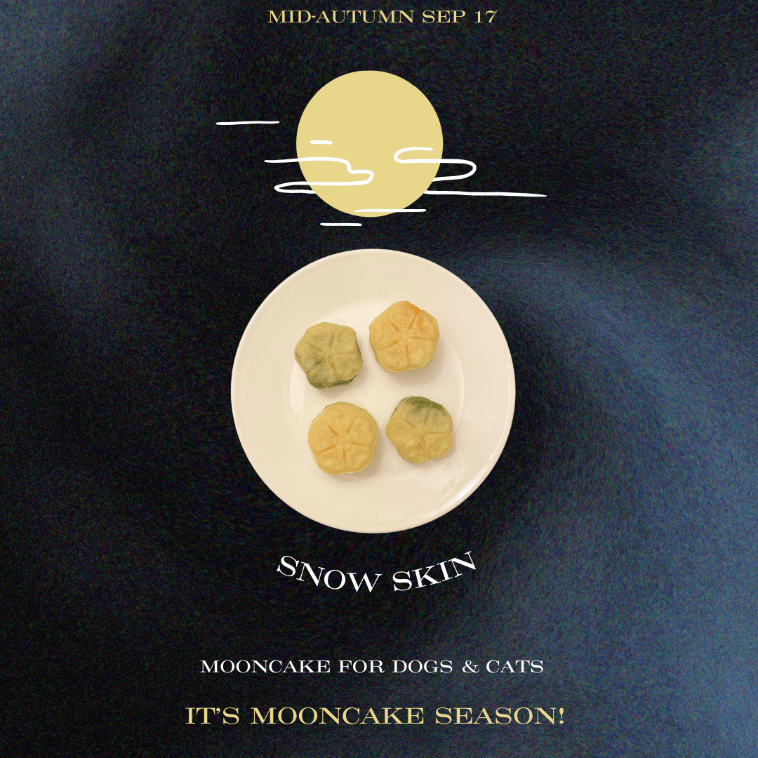 Limited Edition Mooncakes for dogs and cats β Snow Skins Mooncake & Golden Yolk Mooncake - BarkiesNGoodies
