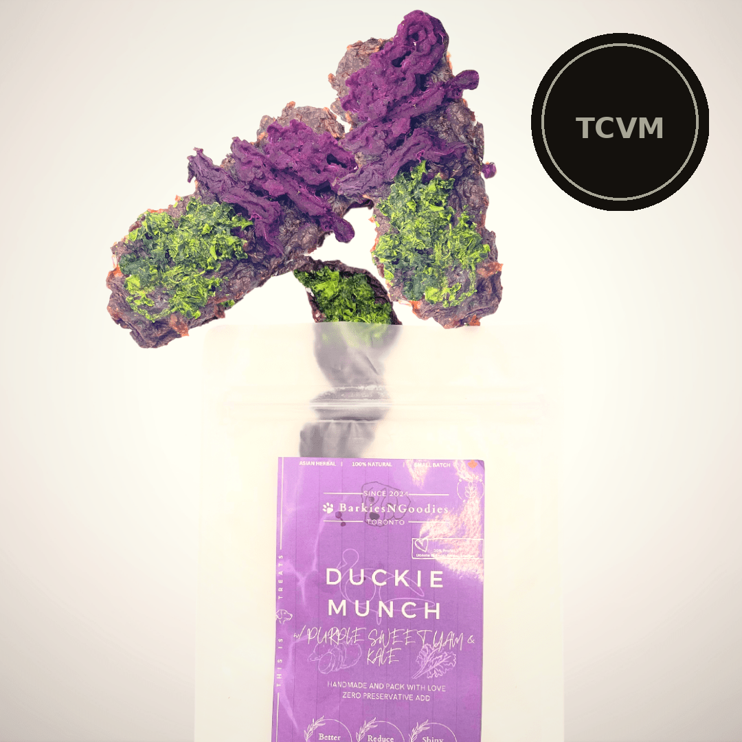 Duckie Munch w/ Purple Sweet Yam & Kale - Tear Stain Fighter - TCVM