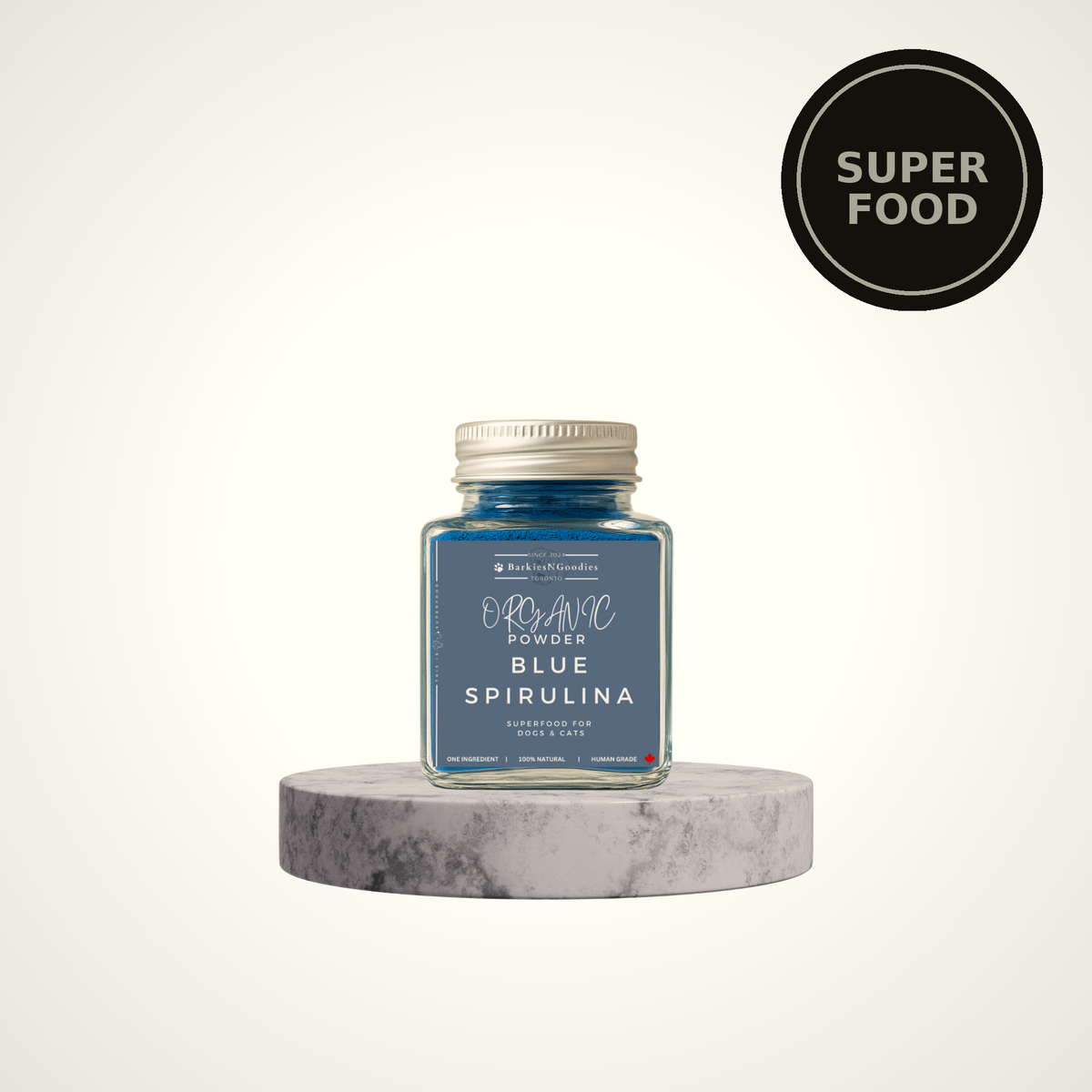 100% Organic Blue Spirulina Powder for Dogs & Cats - Superfood