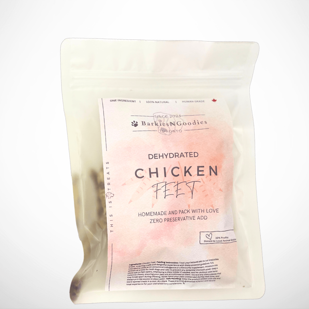 100% Natural Chicken Feets - Air Dry | Delicious Treats for Dogs - BarkiesNGoodies