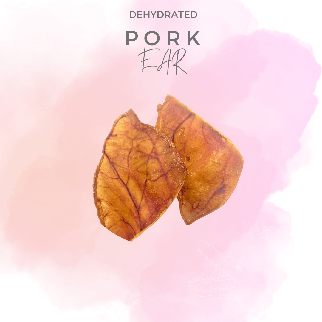 100% Natural Dehydrated Pork Ears - Air Dry | Nutritious Treats for Dogs - BarkiesNGoodies