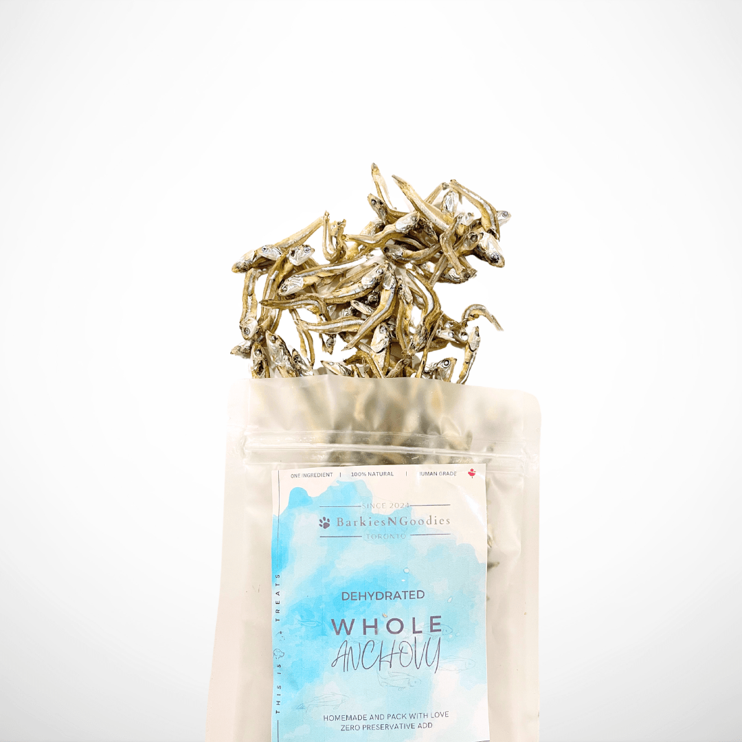100% Natural Dehydrated Whole Anchovy for Dogs & Cats - BarkiesNGoodies