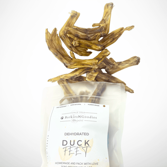 100% Natural Duck Feet - Air Dried | Nutritious Treats for Dogs - BarkiesNGoodies