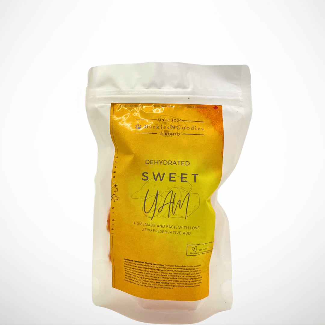 100% Natural Sweet Yam & Purple Sweet Yam Treats for Dogs & Cats | Healthy Air - Dried Snacks - BarkiesNGoodies