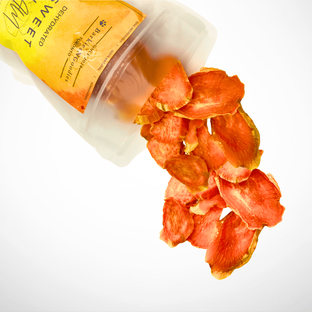 100% Natural Sweet Yam & Purple Sweet Yam Treats for Dogs & Cats | Healthy Air - Dried Snacks - BarkiesNGoodies