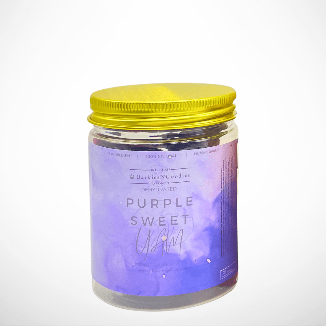 100% Natural Sweet Yam & Purple Sweet Yam Treats for Dogs & Cats | Healthy Air - Dried Snacks - BarkiesNGoodies