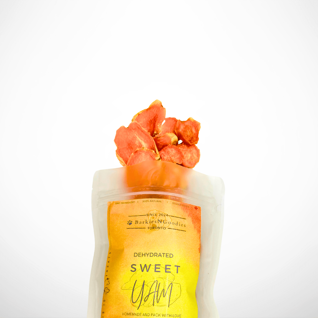 100% Natural Sweet Yam & Purple Sweet Yam Treats for Dogs & Cats | Healthy Air - Dried Snacks - BarkiesNGoodies