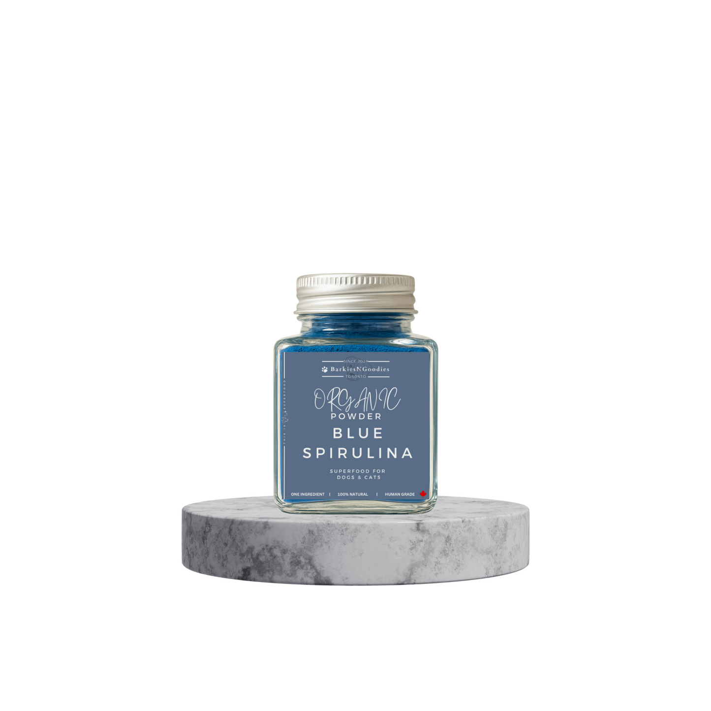 Organic Blue Spirulina Powder - Superfood for Dogs and Cats