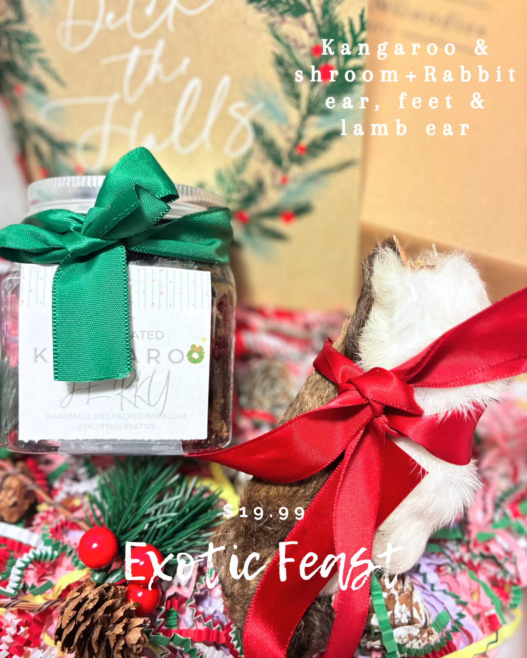 2025 HOLIDAY Gift Set – Limited Edition Treat Box for Dogs & Cats