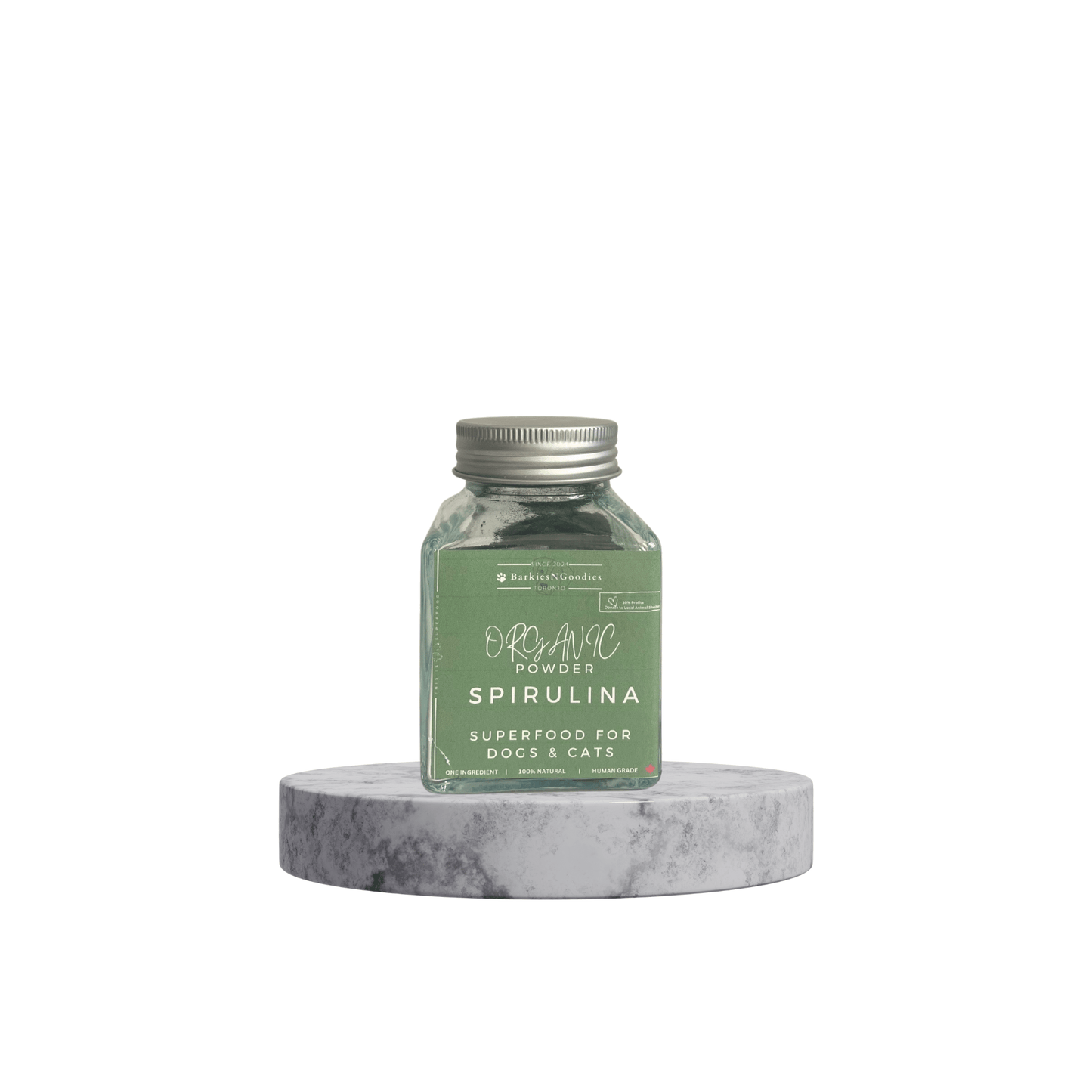 Organic Spirulina Powder – Natural Superfood for Dogs & Cats - BarkiesNGoodies